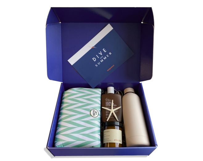 box of products